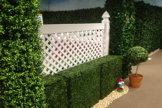 artificial  hedges for commercial and residential decor and privacy protection